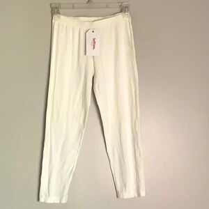 NWT Lefties small white cropped leggings pants small